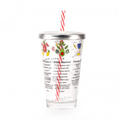 Pahar din sticla cu retete smoothie 2