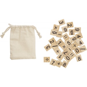 Set de jocuri educaționale din lemn de pin Ezekiel