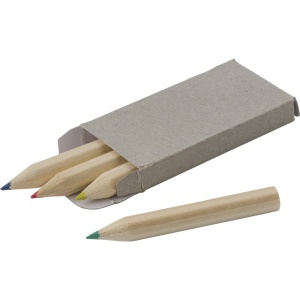 Set mini creioane din lemn Kai