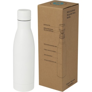 Sticlă termoizolantă din oțel inoxidabil reciclat Vasa 500 ml, certificată RCS, cupru