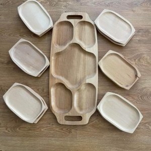 Set Platou mare 72 cm + 12 farfurii