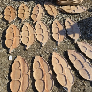 Platou în forma de frunză 5 compartimente - Img 2