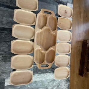 Set Platou mare 72 cm + 12 farfurii - Img 3
