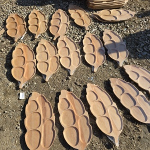 Platou în forma de frunză 5 compartimente - Img 4