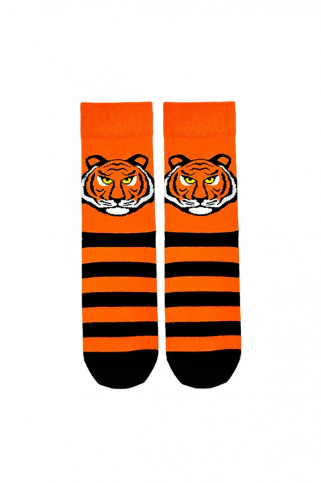 Čarape WANTEE- tigar sa narandžasto crnim šarama