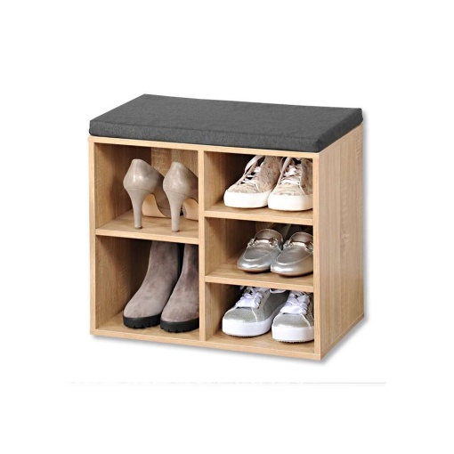 KESPER KSP15925 MINI CIPELARNIK HRAST SA JASTUKOM ZA SEDENJE 51.5 x 48 x 29,5 CM