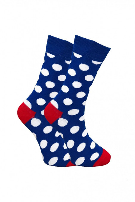 Čarape WANTEE- plave sa belim krugovima