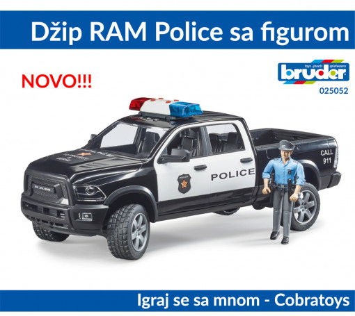 Džip Ram Polis sa Figurom Policajca