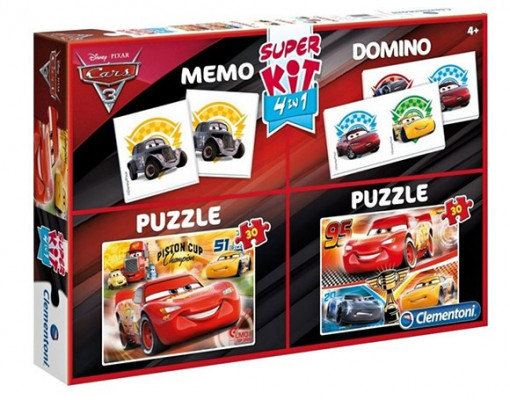 Clementoni puzzle Cars 4u1