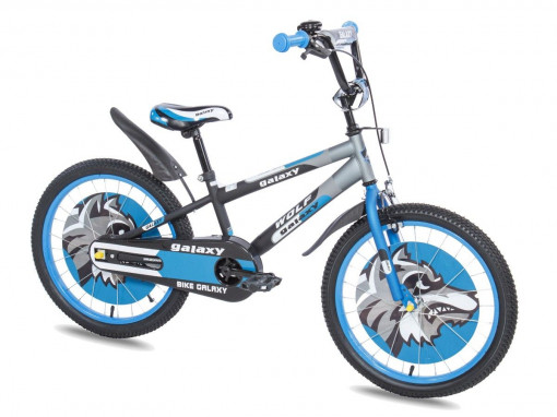 Bicikl dečiji WOLF 20" crna/siva/plava