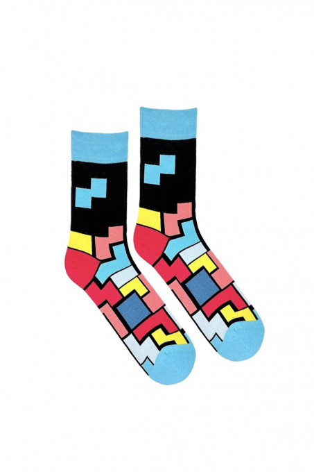 Čarape WANTEE- šarene tetris