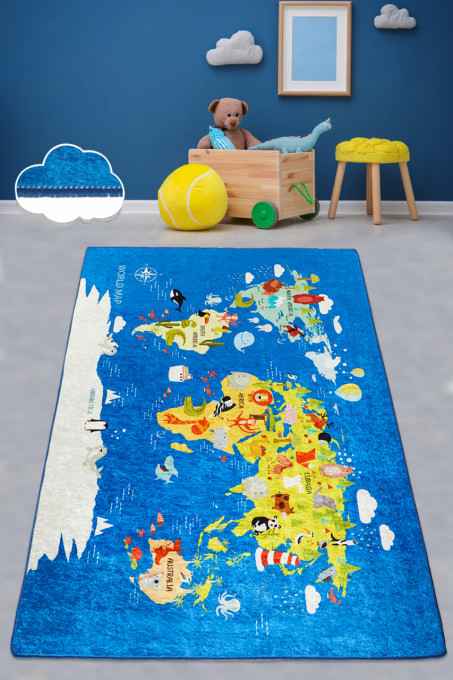 Dečiji tepih mapa sveta WORLD MAP