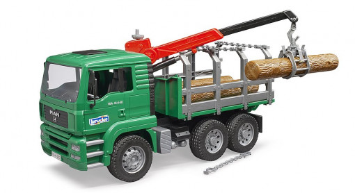 Kamion sa utovovarivačem za drva