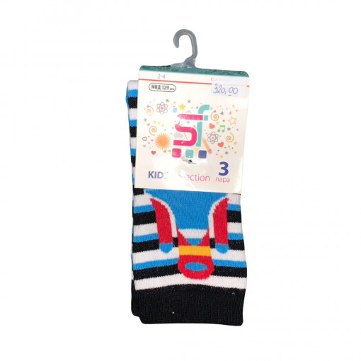 Čarape za dečake tropak, miks boja, 2-4 godine