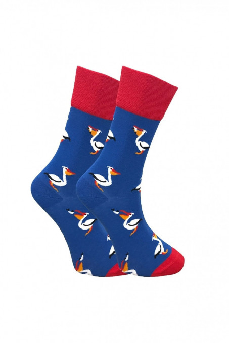 Čarape WANTEE- plavo crvene Pelikan