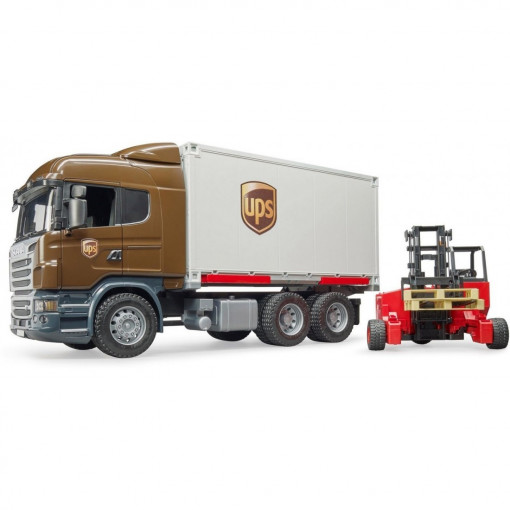 Kamion Scania UPS sa viljuškarom