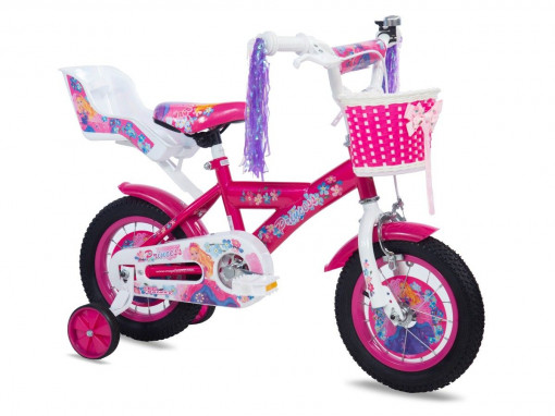 Bicikl dečiji PRINCESS 12" roza