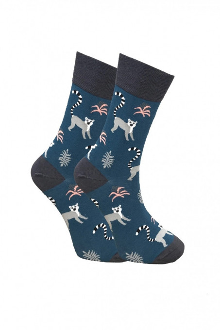 Čarape WANTEE- plave sa slatkim životinjama