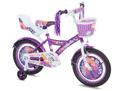 Bicikl dečiji PRINCESS 16" ljubičasta