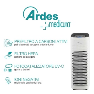 ARDES M8P03 PREČISTAČ I JONIZATOR VAZDUHA 200M3/H - Img 3