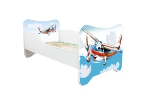 Dečiji krevet 160x80 cm HAPPY KITTY PLANE - Img 2