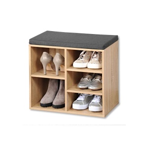 KESPER KSP15925 MINI CIPELARNIK HRAST SA JASTUKOM ZA SEDENJE 51.5 x 48 x 29,5 CM - Img 1