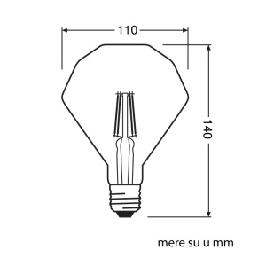LED filament sijalica toplo bela 4W OSRAM EL-4058075091955E EL17 - Img 2