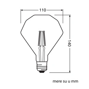 LED filament sijalica toplo bela 4W OSRAM EL-4058075091955E EL17 - Img 2