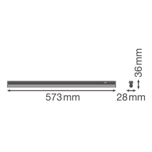 LED strela 57cm 8W LEDVANCE EL-4058075106116E EL13 - Img 3