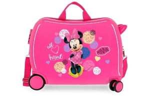 MINNIE LOVE dečiji kofer na točkićima - pink