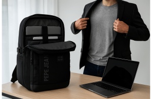 PEPE JEANS MATLOCK ranac za laptop - crna - Img 12