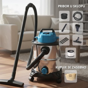 Usisivač za suvo i mokro usisavanje 20l 1400W - Img 5
