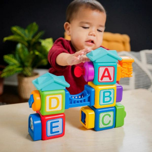 KIDS II BABY EINSTEIN AKTIVITI IGRACKA BRIDGE & LEARN MAGNETIC BLOCKS 12818 - Img 4