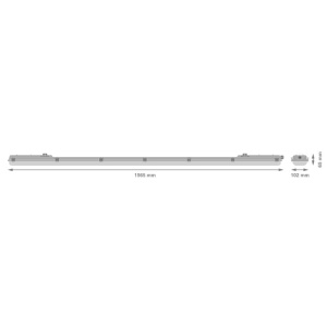 LEDVANCE armatura za dve LED cevi 150cm EL-4099854464133E EL43 - Img 5
