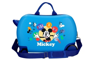 MICKEY PEEK A BOO dečiji kofer na točkićima - plava - Img 3