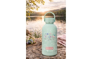 MOVOM MY LITTLE GARDEN dečiji termos 350 ml - mint - Img 5