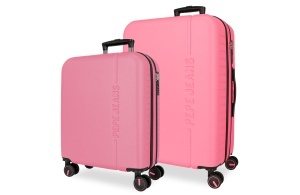 PEPE JEANS MONTANA set kofera 2/1 - pink
