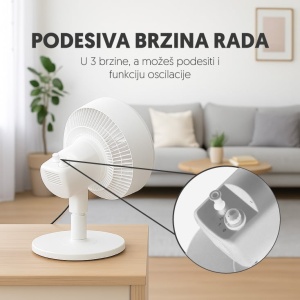 PROSTO stojeći ventilator TURBO, 75W - Img 3