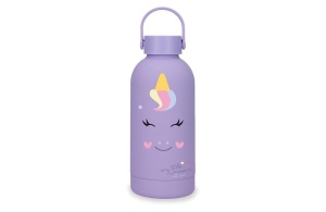 ROLL ROAD HAPPY PETS dečiji termos 350 ml - ljubičasta