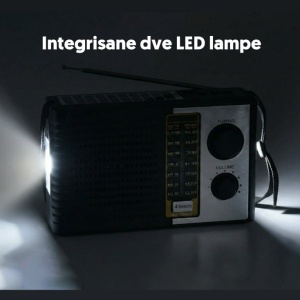Solarni prenosni Bluetooth radio prijemnik 5510S EL104 - Img 6