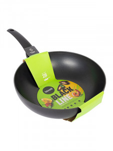Tiganj Wok BLACK LINE 28cm Texell TPBL-W28