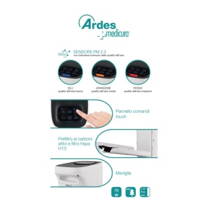 ARDES M8P03 PREČISTAČ I JONIZATOR VAZDUHA 200M3/H - Img 4