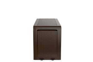 BAŠTENSKA KUTIJA ZA ODLAGANJE SAMOA RATAN BOX 270L, BRAON - Img 2