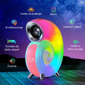 Bluetooth RGB zvučnik crveni EL290 - Img 2