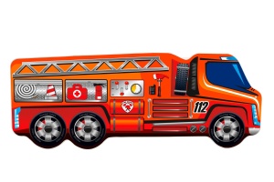 Dečiji krevet 140x70 truck FIRETRUCK - Img 3