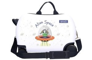 ENSO ALIEN SPACE dečiji kofer na točkićima - bela - Img 3