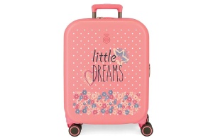 ENSO LITTLE DREAMS dečiji kofer 55 cm - koralna