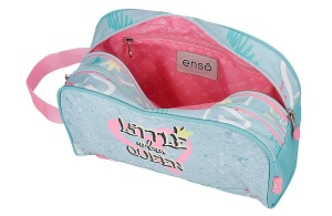 ENSO LITTLE URBAN QUEEN dečiji neseser sa 2 pregrade - tirkizna - Img 4