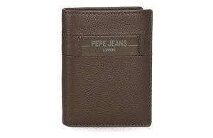 PEPE JEANS CHECKBOX muški novčanik - braon