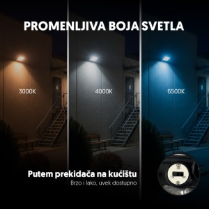 PROSTO LED reflektor 200W promenljiva boja svetla EL404 - Img 4